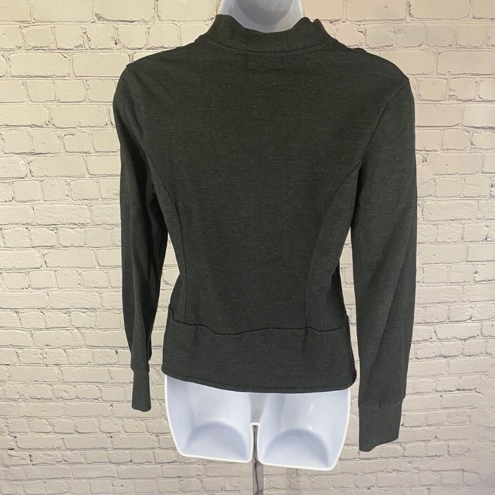 POL Gray Double Breasted Button Full Zip Jacket - Picture 6 of 8